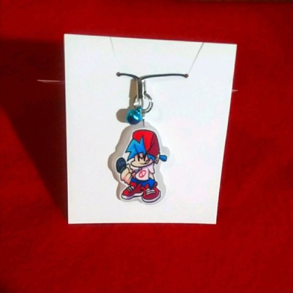 Custom Handmade Anime Videogame Gamer Cute Friday Night Funkin Bundle Charms! - Picture 5 of 9